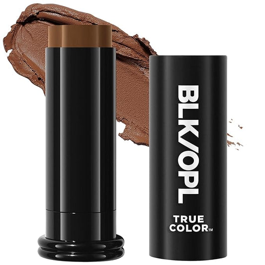 BLK/OPL Skin Perfecting Foundation Stick, SPF 15 Buildable & Blendable Face Foundation Makeup with Matte Finish - Full Coverage, Color Correcting & Sculpting - Hypoallergenic (Suede Mocha)-VivaGrace Women