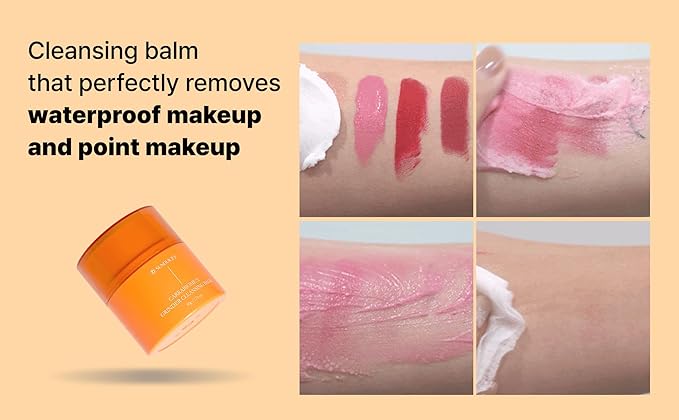 Grinder Cleansing Balm Korean Makeup Remover Hydrating Facial Wash for All Skin Types Sorbet texture 1.76 Ounce (Pack of 1)-VivaGrace Women