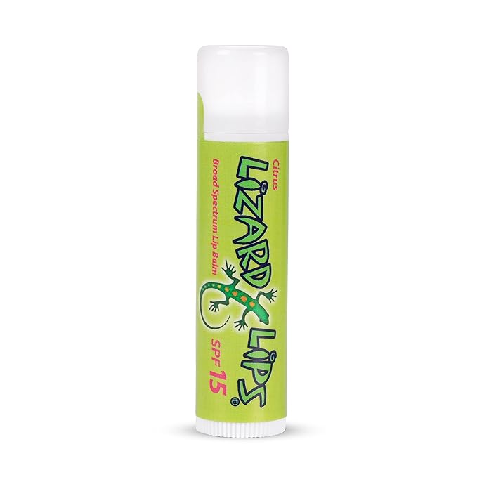 Lizard Lips SPF 15 Lip Balm (Citrus)-VivaGrace Women