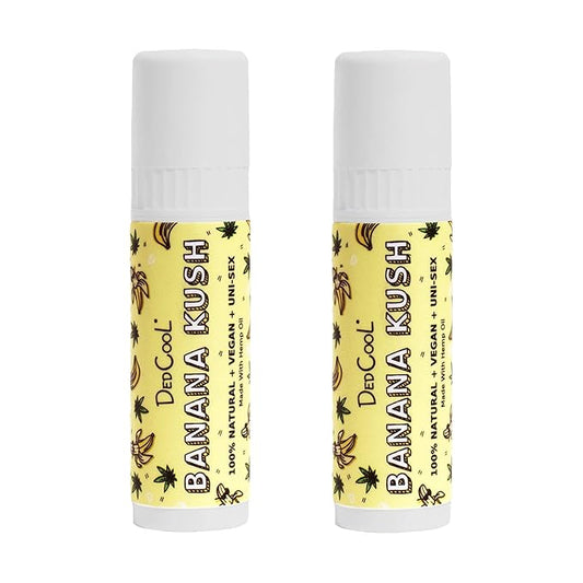 DedCool - Jumbo Vegan Lip Balm Stick | Clean, Non-Toxic Fragrance For All (Banana Kush, 2 Pack)-VivaGrace Women