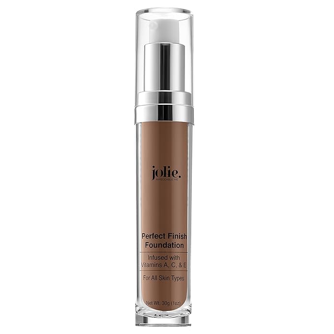 Jolie Perfect Finish Liquid Foundation Makeup SPF 15 Oil Free (DW2)-VivaGrace Women