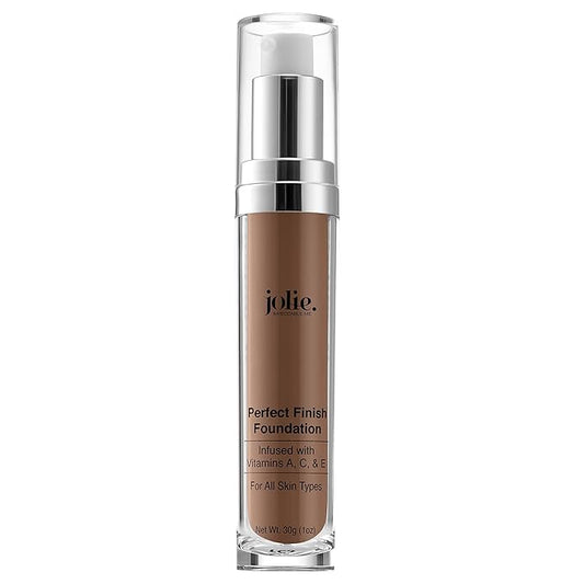 Jolie Perfect Finish Liquid Foundation Makeup SPF 15 Oil Free (DW2)-VivaGrace Women