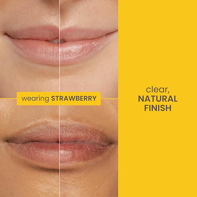 Burt’s Bees Lip Milk, Daily Lip Moisturizer, Sweet Strawberry, Vitamin Enriched Moisturizing Lip Balm with Almond Milk and Jojoba Oil, Hydrating for Softer Lips, 1 Tube, 0.34 Fl Oz-VivaGrace Women