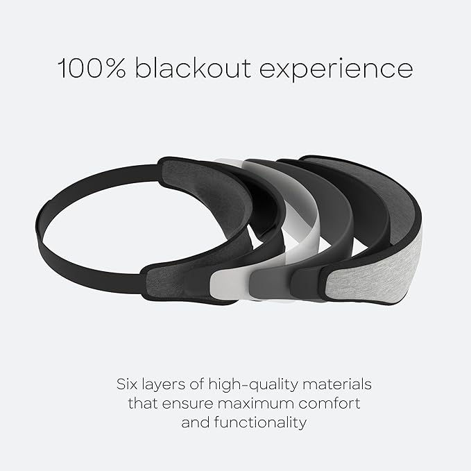 Ostrichpillow Eye Mask, Sleep Mask for Men Women 100% Blackout, No Pressure On Eyes, Soft & Breathable, Adjustable Fit, Travel Bag Included-VivaGrace Women