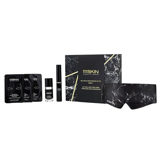 111SKIN Black Diamond Eye Edit| Gift Set of Celestial Black Diamond Eye Cream, Eye Masks and Contour Gel | Tighten & Lift Eye Area | Botox Alternative-VivaGrace Women