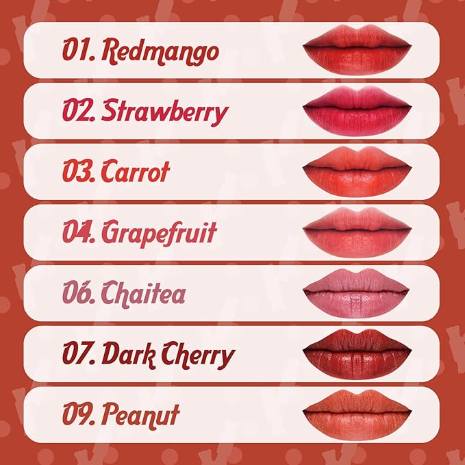 THESAEM Saemmul Mousse Candy Tint #9 Peanut Mousse - High Pigment Matte Finish Long Lasting Lip Stain with Honey Extracts to Hydrate Lips - Weightless & Smudge-Proof, 0.3 fl.oz.-VivaGrace Women
