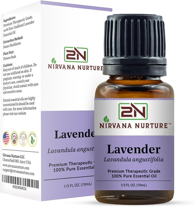 Lavender Essential Oil 100% Pure Premium Therapeutic Grade, Undiluted - Aromatherapy Diffuser for Calm and Relaxation, Skin Care, Hair Care-VivaGrace Women