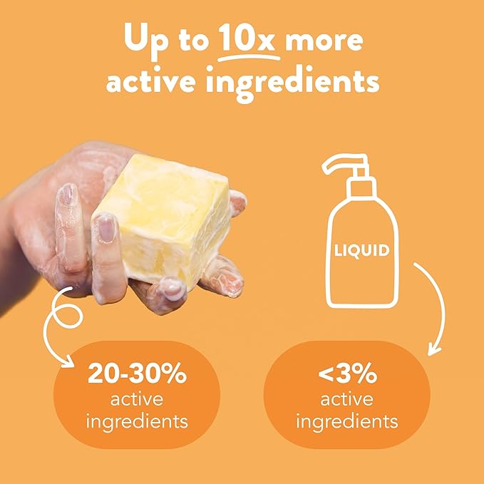 Ethique St Clements -Clarifying Solid Shampoo Bar for Oily Hair - Vegan, Eco-Friendly, Plastic-Free, Cruelty-Free, 3.88 oz (Pack of 1)-VivaGrace Women