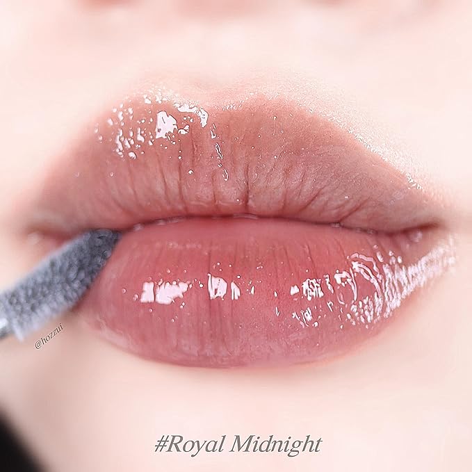 Keep In Touch The Black Plumper Tint | 2X Plumping Effect, Moisturizing Lip Gloss | Vegan and Cruelty-Free Korean Lip Tint (Royal Midnight)-VivaGrace Women