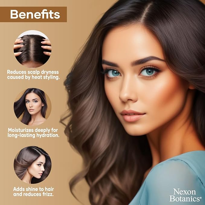 Mint Rosemary Oil for Hair Growth 2 fl oz – Lightweight, Non-Greasy Formula with Peppermint – Strengthens Strands for Healthier, Thicker Look – Nexon Botanics-VivaGrace Women