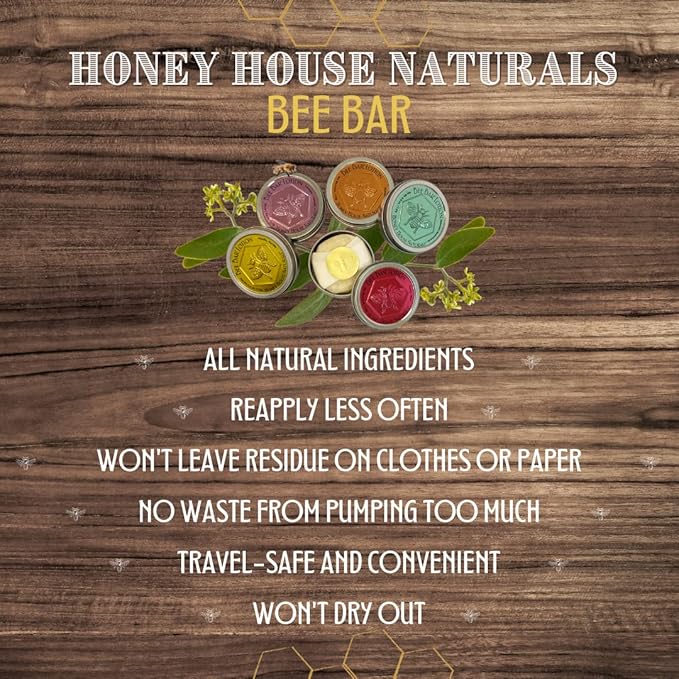 Bee Bar Honey House Naturals Duo – Lavender – Small .6 ounce & Large 2 ounce-VivaGrace Women