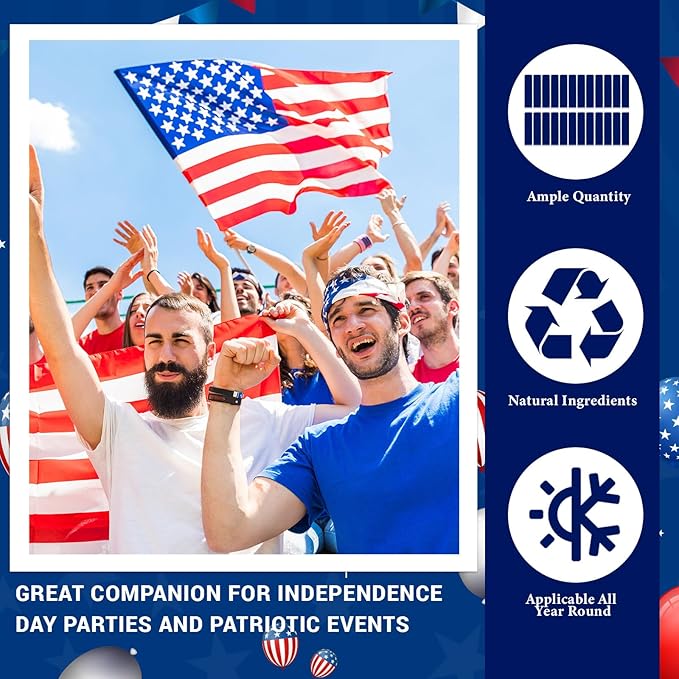 24 Pcs SPF 30 Lip Balm Bulk for Summer Wedding Baby Shower 4th of July Party Sunscreen Lip Balm Sticks Outdoor Travel Sunscreen Care Lip Balm for Thank You Gifts Party Supplies (4th of July)-VivaGrace Women