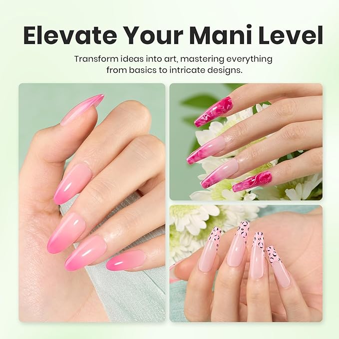 Beetles Nail Art Brushes, Clean Up Brush Gel Polish Nail Art Design Pen Painting Tools Fingernail Brush Nail Cleaning Brush Nail Art Liner Brush and Nail Dotting Pen Salon Diy at Home-VivaGrace Women