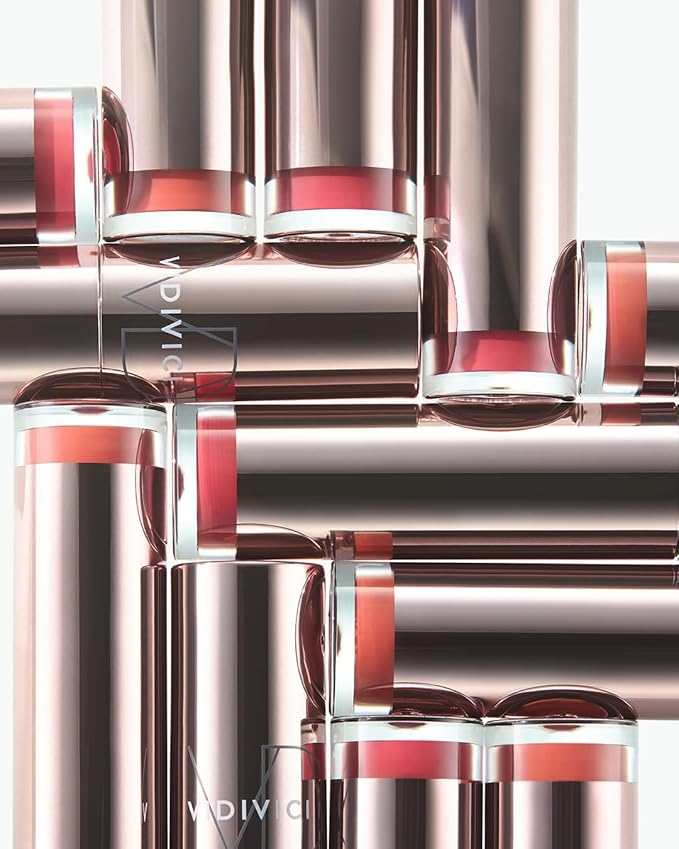 VIDIVICI Millennial Tint Glit - Transfer Proof Moisture Korean Lip Tint with Long-Lasting Color, Lightweight Water Jelly Texture, Hydrating & Smudge-Free Lip Stain, 0.13oz (09 SALTED PEACH)-VivaGrace Women