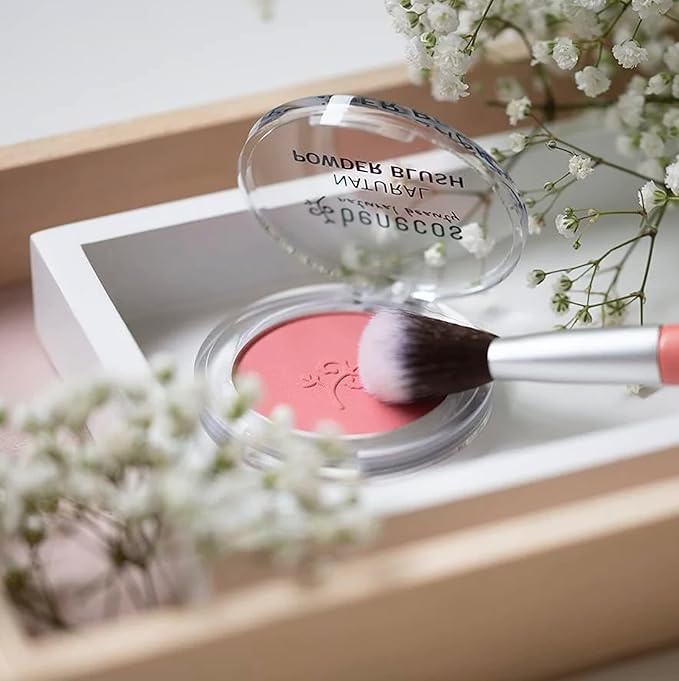 Natural Powder Blush - Sassy Salmon-VivaGrace Women