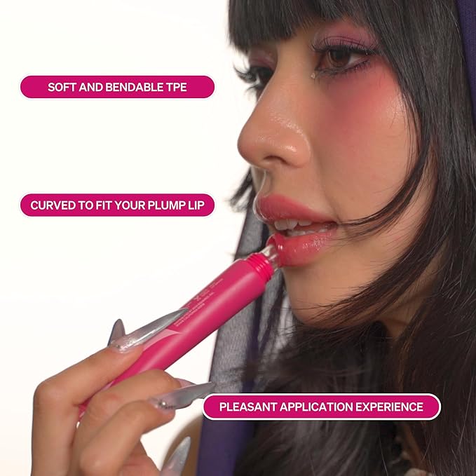 LipLock Jelly Serum for Dry Lips, Long-Lasting, Hydrating, Plumping, Glossy Mask with Rose PDRN, Carrot Collagen, Pillow Peptide, Moisturizing Tinted Lip Balm. (Grape Crush)-VivaGrace Women