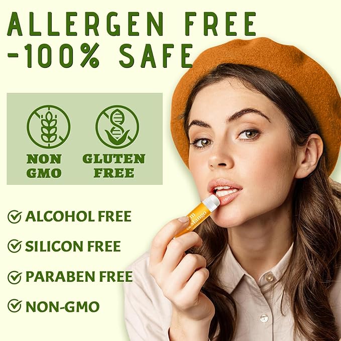 20 Pack Lip Balm, 12 Flavored Natural Lip Balm Bulk Set, Moisturizing Bulk Mini Balm Pack for Dry Cracked Lips,Hydrating for Gifts Party Favors(4.2g/0.15oz)-VivaGrace Women