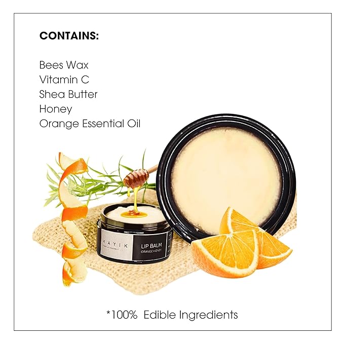 Orange Honey - Organic Lip Balm-VivaGrace Women