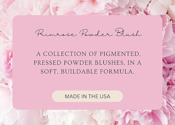 PRIMROSE POWDER BLUSH, Pressed Blush Face Makeup, Buildable Formula, Smooth Finish, Paraben Free, Made in the USA 0.11 oz. (Mocha)-VivaGrace Women