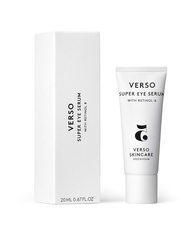 Verso Skin Care | Super Eye Serum | Rejuvenating Under Eye Serum for Youthful Skin | Eye Care Made Easy (0.67 fl oz)-VivaGrace Women