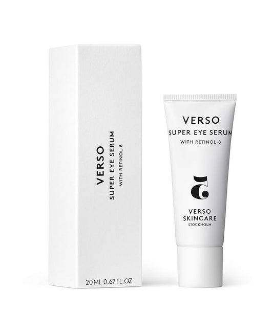 Verso Skin Care | Super Eye Serum | Rejuvenating Under Eye Serum for Youthful Skin | Eye Care Made Easy (0.67 fl oz)-VivaGrace Women