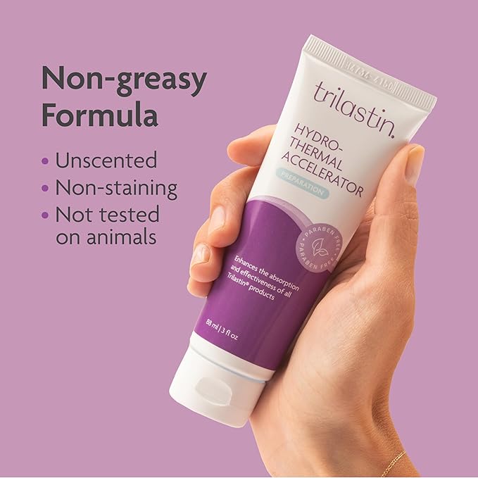 TriLASTIN Hydro-Thermal Accelerator - Moisturizer (3oz / 88ml) | Vitamin-Infused Skin Serum | Pregnancy and Postpartum Skin Care for Stretch Mark Prevention | Hypoallergenic and Paraben-Free Formula-VivaGrace Women