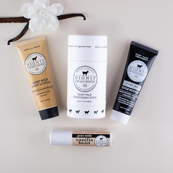 Dionis Vanilla Bean Goat Milk Body Care Bundle-VivaGrace Women