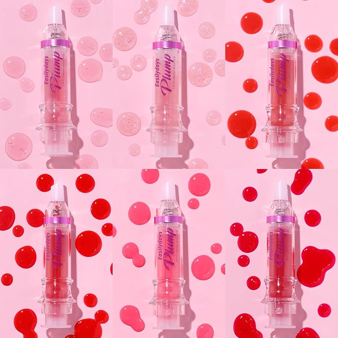Lip Gloss Plumper Glossy Lip Lipstick, Lifter Gloss, Hydrating, Volumizes, High-Shine, Lip Plumping Lip Glass Mirror Lip Glaze Lip Makeup, Plump And Pout Lip Plumper for Women Girls-VivaGrace Women
