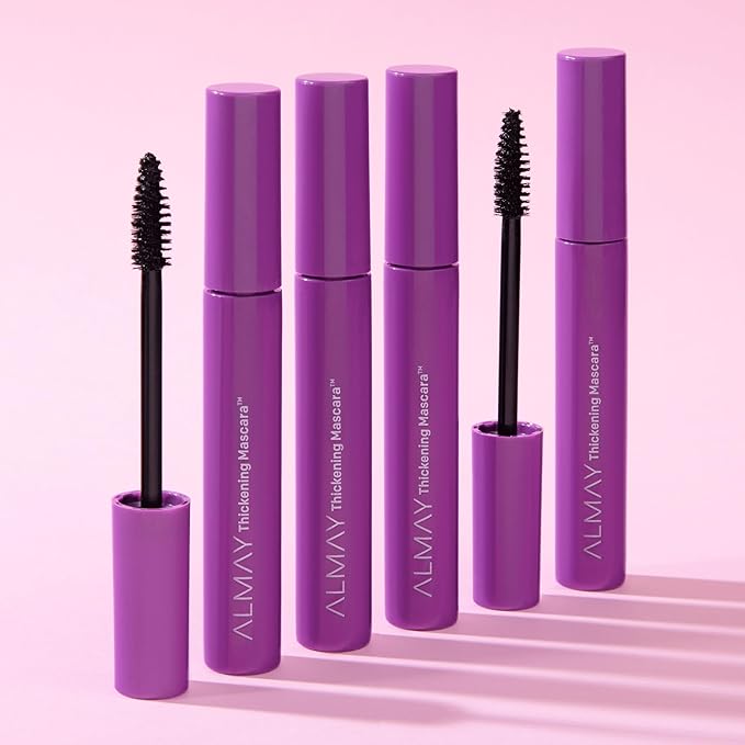 Almay Mascara, Thickening, Volume & Length Eye Makeup with Aloe and Vitamin B5, Hypoallergenic-Fragrance Free, Ophthalmologist Tested, 402 Black (Pack of 1)