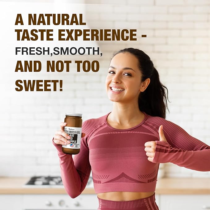 Biolore Sea Moss Gel - Shilajit 16oz, Wildcrafted Irish Seamoss with Essential Vitamins & Trace Minerals, Vegan Superfood Made in USA-VivaGrace Women
