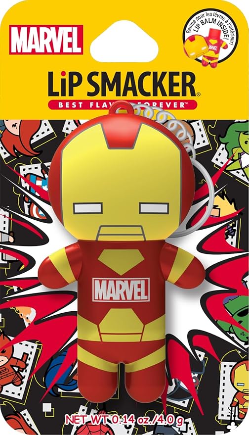 Lip Smacker Marvel, keychain, lip balm for kids - Iron Man-VivaGrace Women