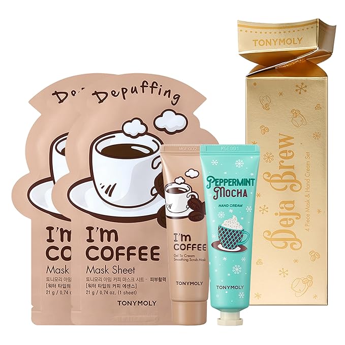 TONYMOLY Deja Brew Coffee Skincare Set, 3.2 oz.-VivaGrace Women