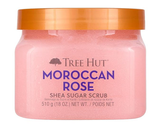 Tree Hut Shea Sugar Scrub - Moroccan Rose - 18 oz - Exfoliating Body Scrub for Smooth, Glowing Skin - Made with Real Sugar and Shea Butter-VivaGrace Women