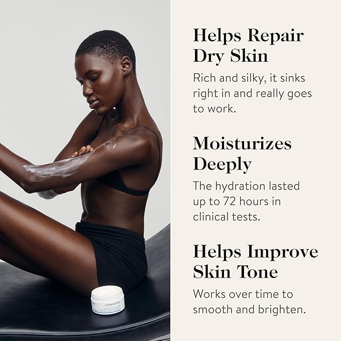 goop Beauty Body Butter | Lotion for Dry Skin | Nourishing Butters & Botanical Extracts | Hydrating & Firming Cream | 6.1 fl oz-VivaGrace Women