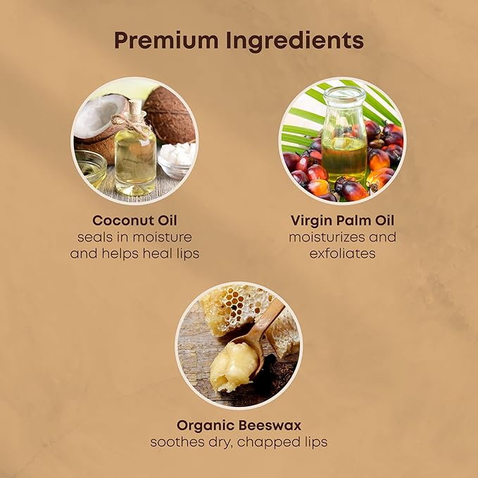 Organic Lip Balm With Coconut Oil | Handmade In the USA | Vanilla Dream 4-Pack | Natural Lip Balm | Coconut Oil Lip Balm for Dry & Cracked Lips | Beeswax Lip Balm | 4 Lip Balm Pack-VivaGrace Women