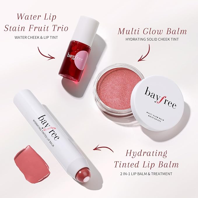 Tinted Lip Balm Plumper, Glossy, Pump Lips, Lightweight, Moisturize & Tint with Jojoba Seed Oil, Vegan Lip Balm Lip Care Present, Tang Peony-VivaGrace Women