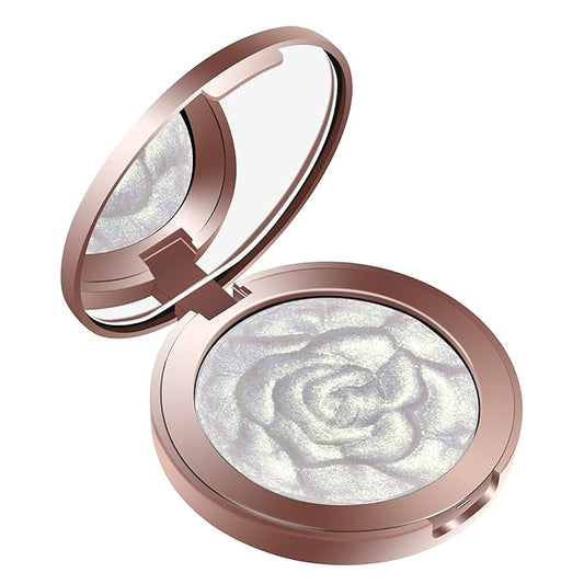 Highlighter Makeup, Cream Highlighter, Face Highlighter, Long Lasting Glitter Highlighter Makeup Palette - Silver White Highlighter-VivaGrace Women