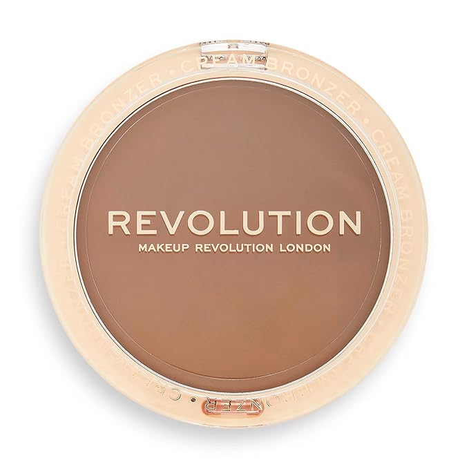 Revolution Beauty, Ultra Cream Face Bronzer, Buildable & Blendable Cream Contour, Vegan & Cruelty Free, Light, 0.24 Oz.-VivaGrace Women