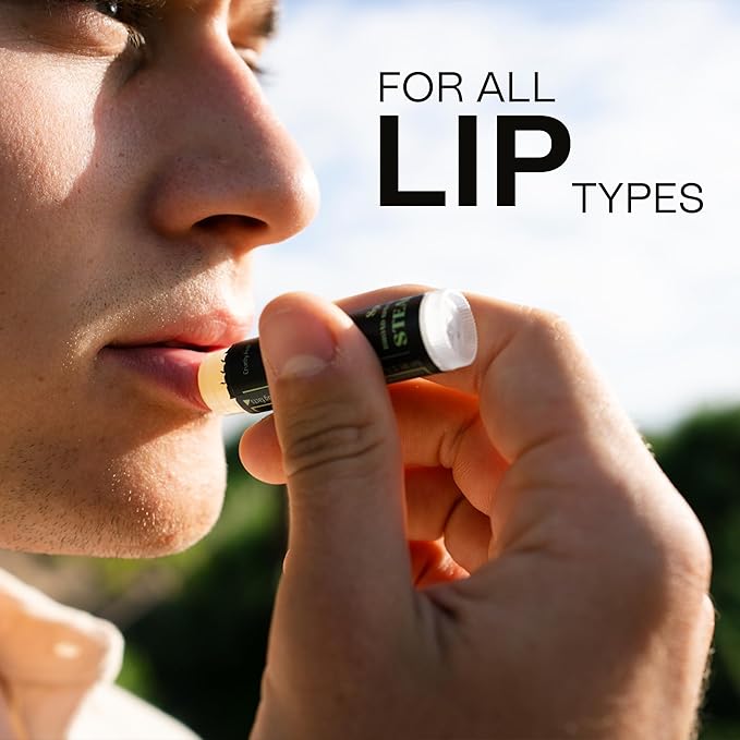 Organic Mint Lip Balm - SPF 15 Sun Protection - Moisturizing Lip Balm - Includes Spearmint, Peppermint, and Eucalyptus Mint Lip Balms - Chapstick to Soothe & Smooth Chapped Lips-VivaGrace Women