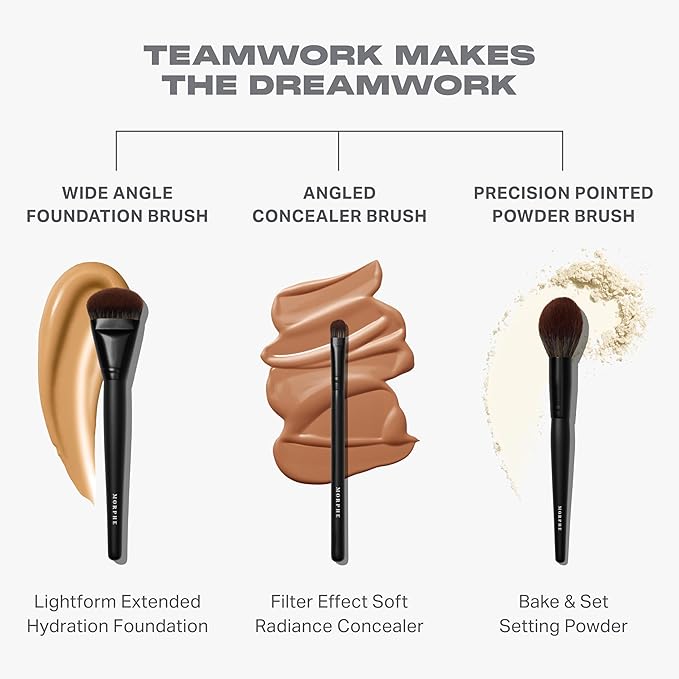 Morphe MUA Life Makeup Brushes - 20 Piece Makeup Brush Set of Eye and Face Brushes - Made with Synthetic Bristles and Includes Carrying Case (20 Count)-VivaGrace Women