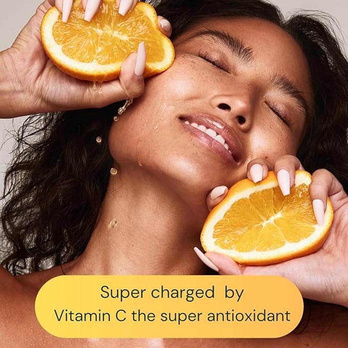 KOA LIFE Vit-C Brightening Facial Cleanser XL - Vitamin C Facial Wash, Skin Illuminating Face Wash, Gentle Foam Cleanser, Vegan - 3.38 Fl Oz