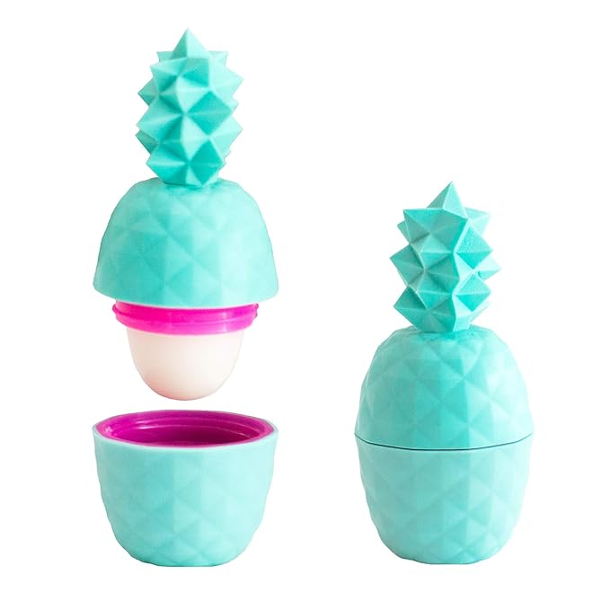 Pineapple Lip Balm - Key Lime or Strawberry-Mango (Teal) Key Lime-VivaGrace Women