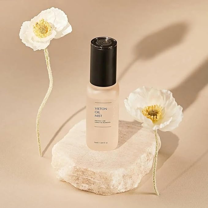 INCELLDERM Riman Vieton Oil Mist | 50ml | Bi-Phasic Hydration with Camellia Seed Oil & Seaberry Water | Korean Skincare Mist for Moisture, Balance & Radiance | Natural Facial Spritz Moisturizer-VivaGrace Women