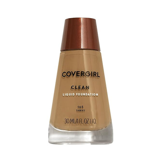 COVERGIRL Clean Makeup Foundation Tawny 165, 1 oz (packaging may vary)-VivaGrace Women