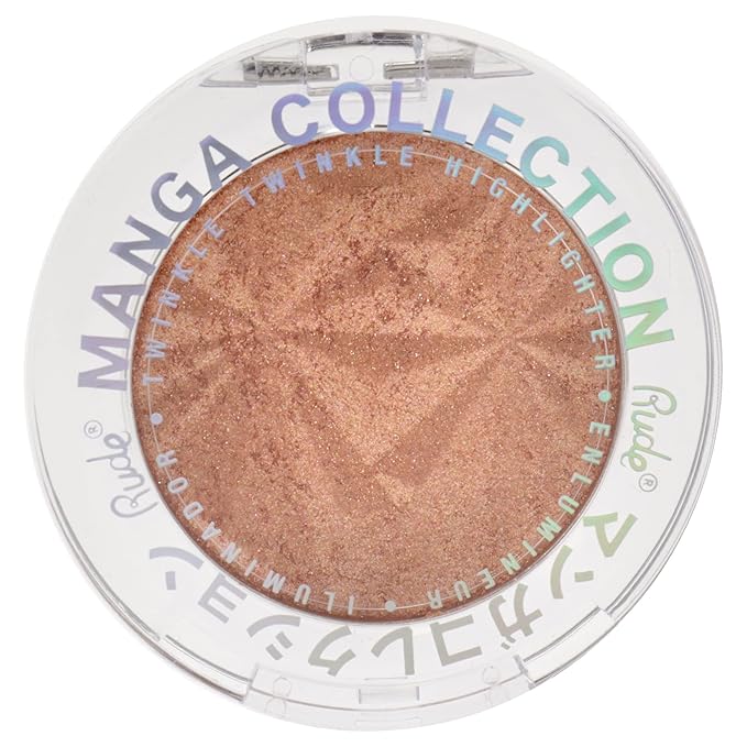 Rude Cosmetics Manga Collection Twinkle Twinkle Highlighter - Rudekos Dragon Highlighter Women 0.14 oz-VivaGrace Women