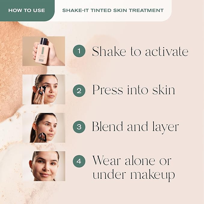 Erno Laszlo Shake-It Tinted Skincare Finisher, Neutral Face Tint for Lighter Complexions, Even Skin Tone & Refine Pores - Pore Minimizer for Face with Natural Matte Finish (3 Fl Oz) Tinted Moisturizer-VivaGrace Women