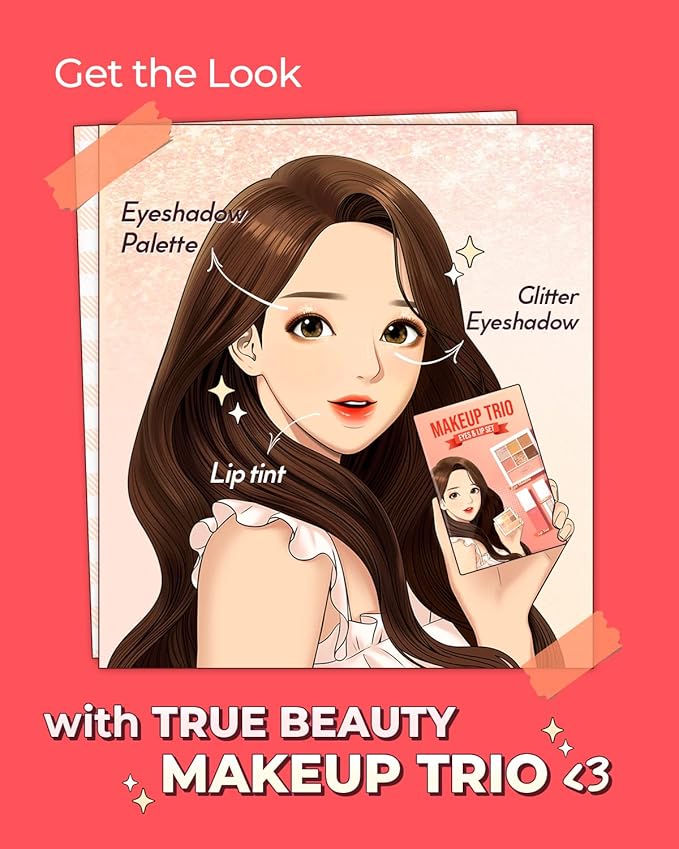 AMTS x True Beauty Edition - Some Sweet EyeShadow Makeup Palette | Matte Shimmer Metallic, Long Lasting, Cheek blush, All My Things, K Beauty, Pink Gold makeup-VivaGrace Women