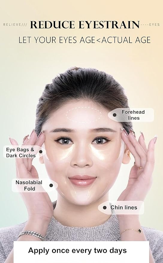 Under Eye Patches - 24K Gold Eye Mask,Moisturizing Serum for Firming, Brightening, and Relieving Eye Fatigue - Under Eye Patches for Dark Circles and Puffiness (seaweed)-VivaGrace Women