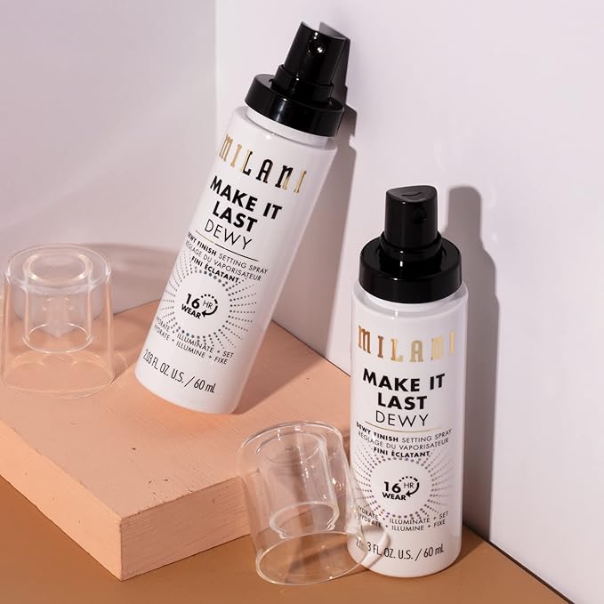Milani Make It Dewy Setting Spray 3 in 1- Hydrate + Illuminate + Set (2.03 Fl. Oz.) Makeup Finishing Spray - Makeup Primer & Hydrating Setting Spray-VivaGrace Women