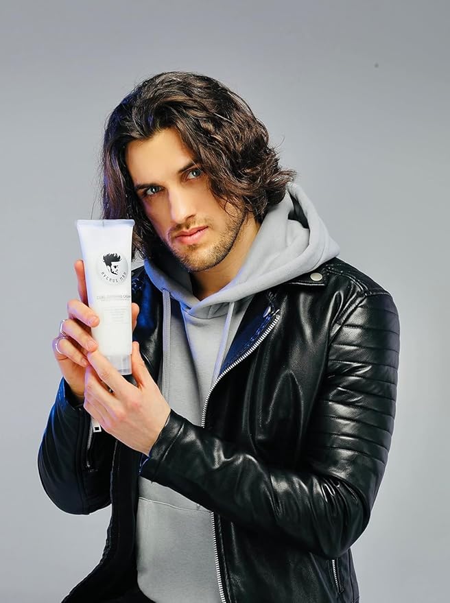 Avenue Man Curl Defining Cream - Unscented Hold Forming Curl Cream for Men with Keratin, Acai & Herbal Extracts - Frizz Control, Humidity Resistant, Lightweight Texture - Curly Hair Products for Men-VivaGrace Women